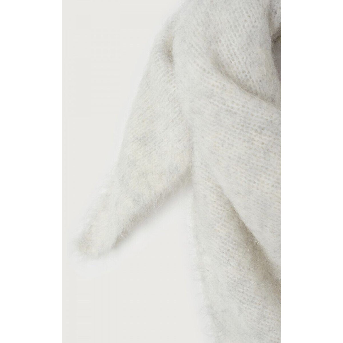 Echarpe triangle, NIBY gris polaire, AMERICAN VINTAGE