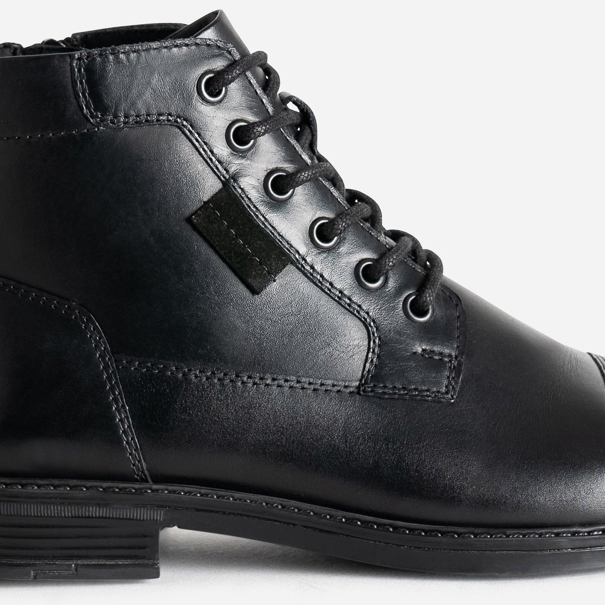 Boots en cuir BRUNO noir, ERAM