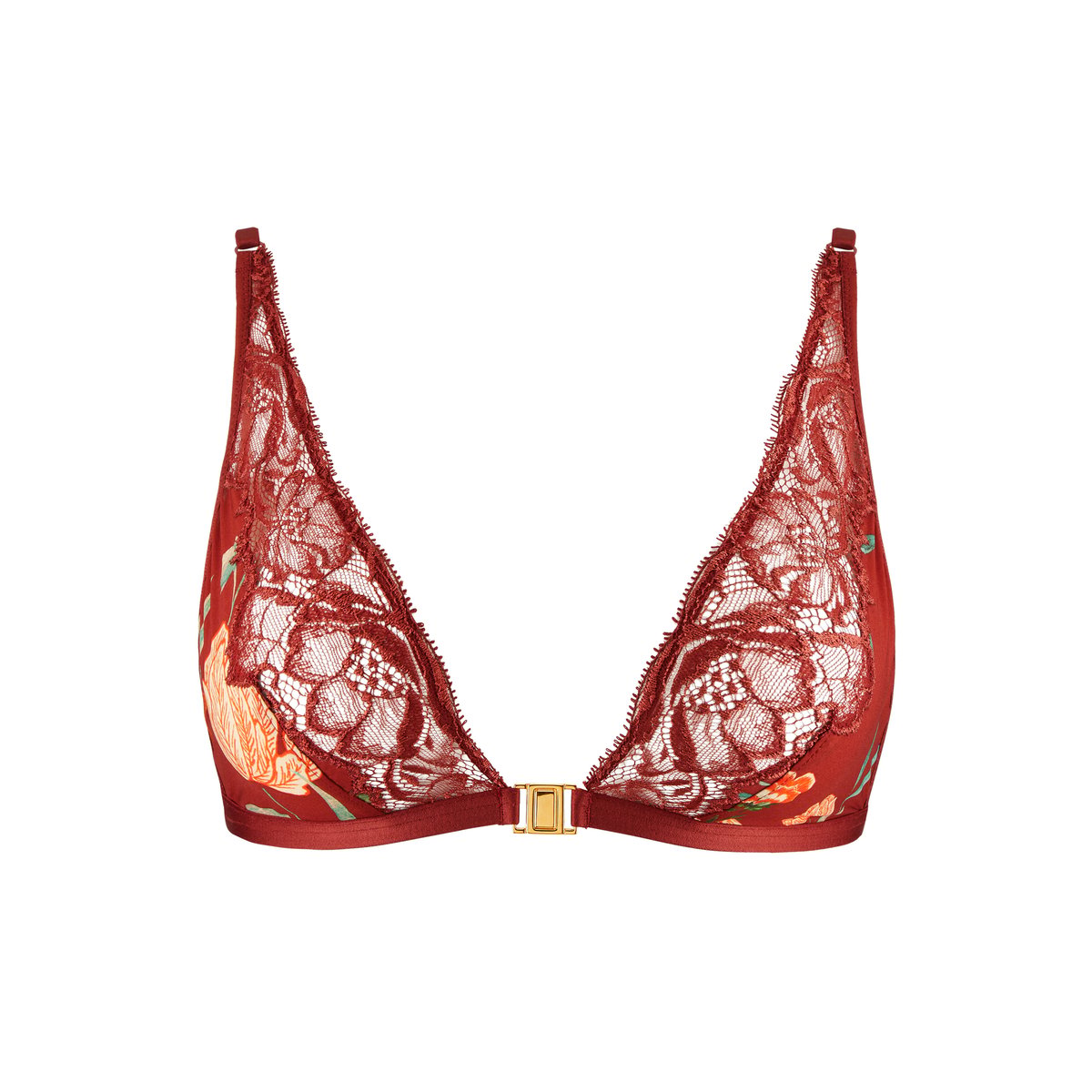 Soutien-gorge triangle sans armatures Sweetfolk rouge, AUBADE