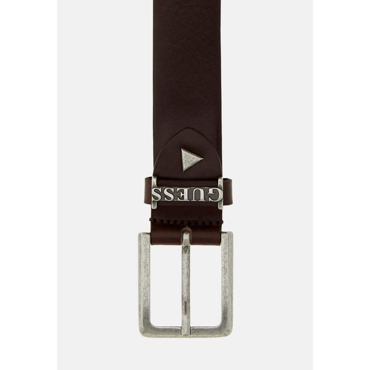 Ceinture En Cuir Véritable marron, GUESS