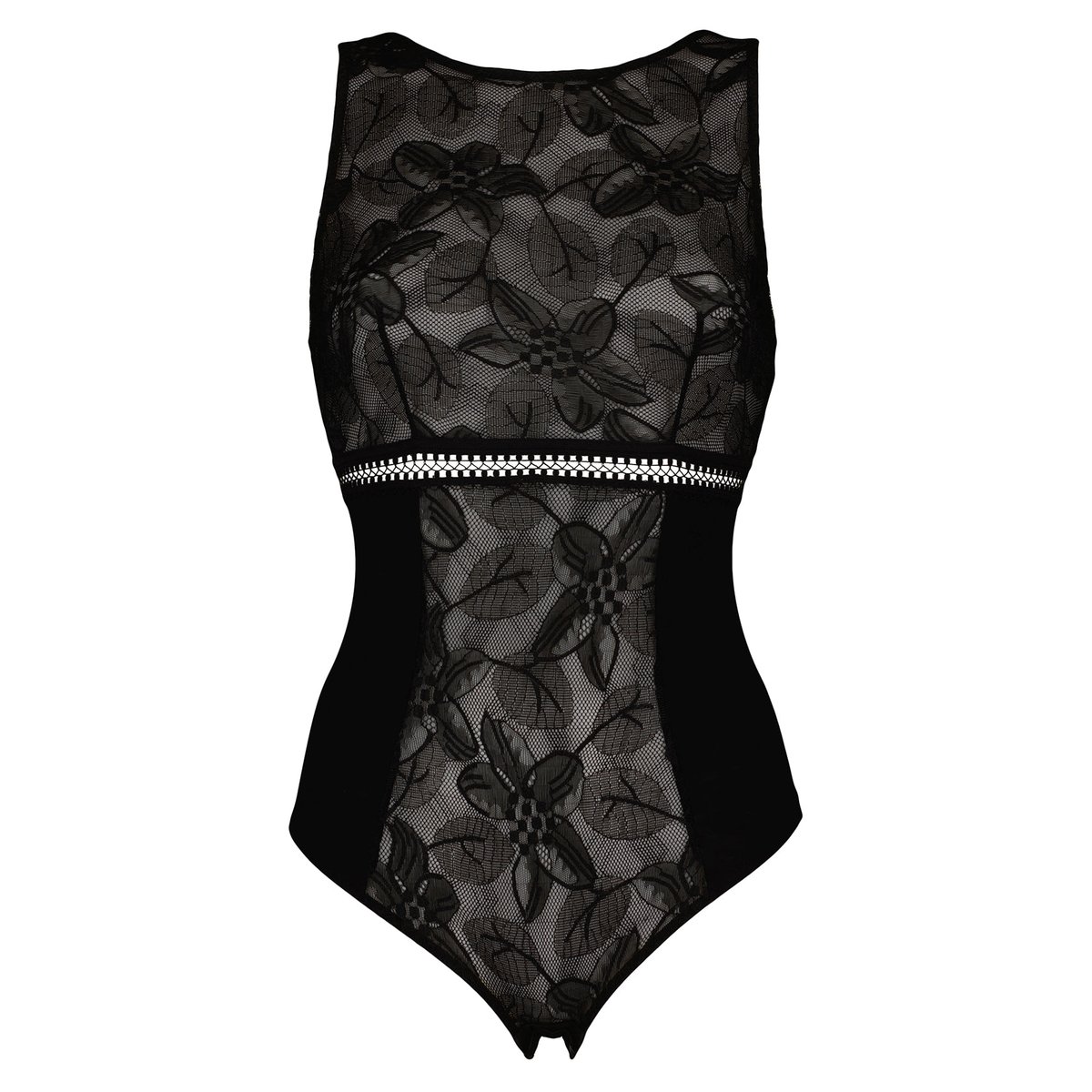Body en dentelle SONGE noir, MAISON LEJABY
