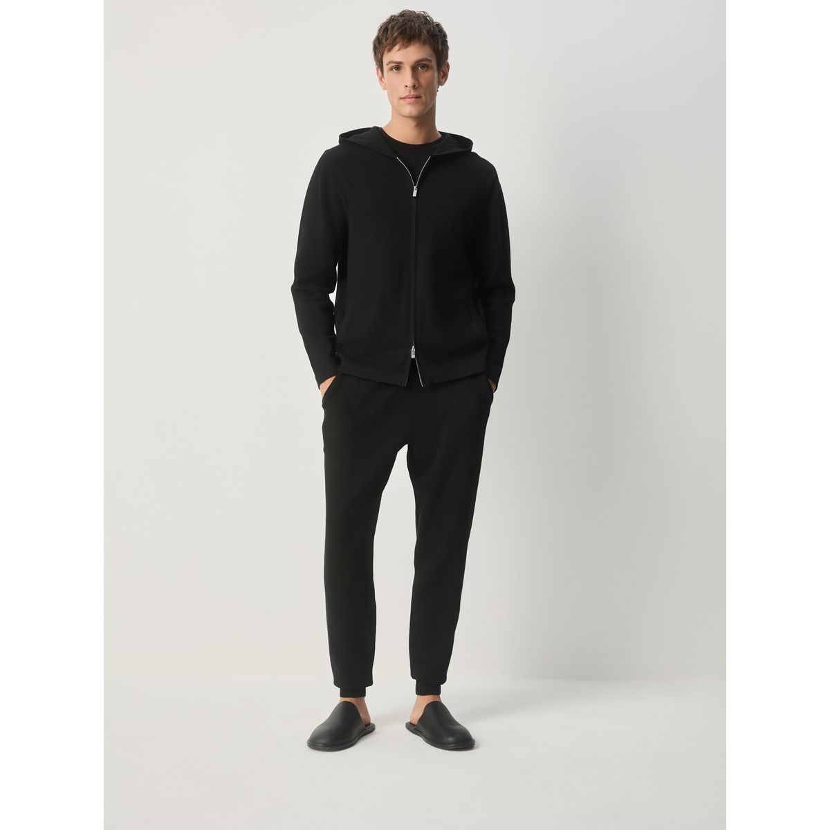 Pantalon de jogging mi-épaisse premium noir, NEXT