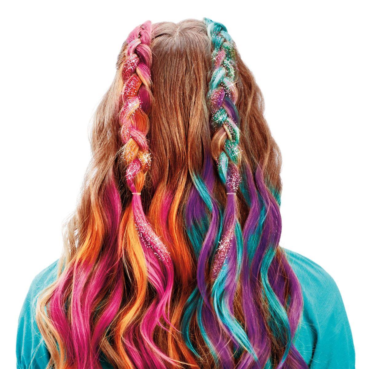Studio d’Extensions de Cheveux colorées - édition Deluxe multicolore, LEXIBOOK
