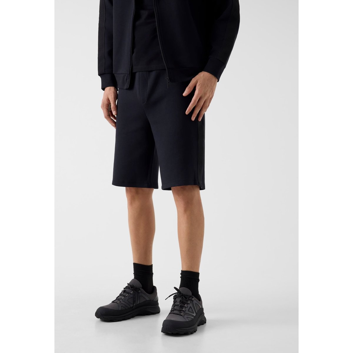 Shorts En Coton noir, GUESS