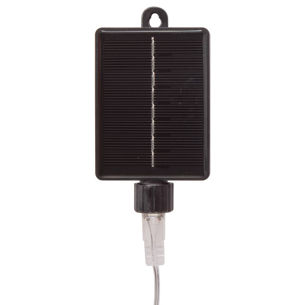 Guirlande lumineuse d'extérieur 7,5 m 150 LED multicolore fil cuivre 8 fonctions solaire multicolore, ATMOSPHERA
