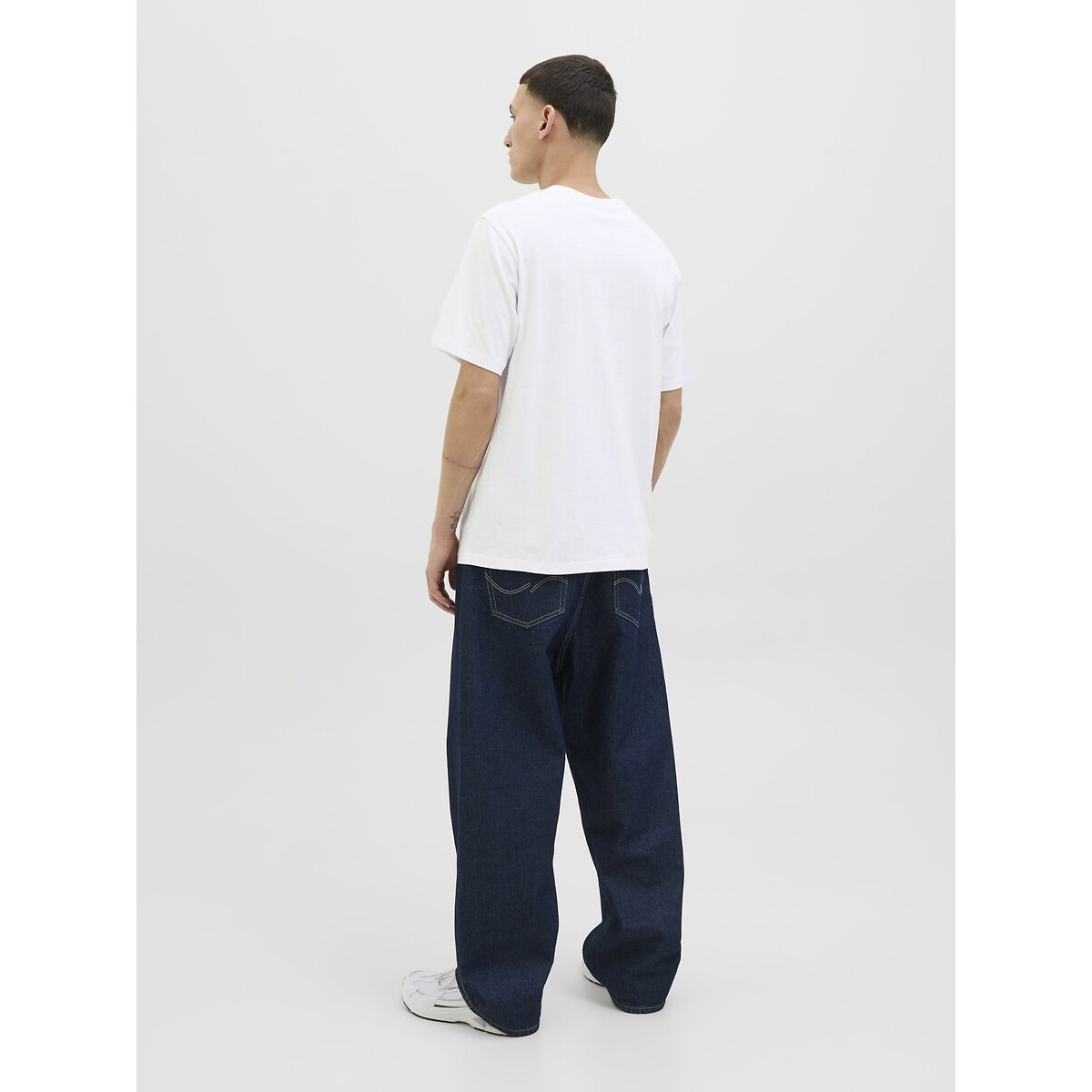 T-shirt manches courtes Hayato blanc, JACK & JONES