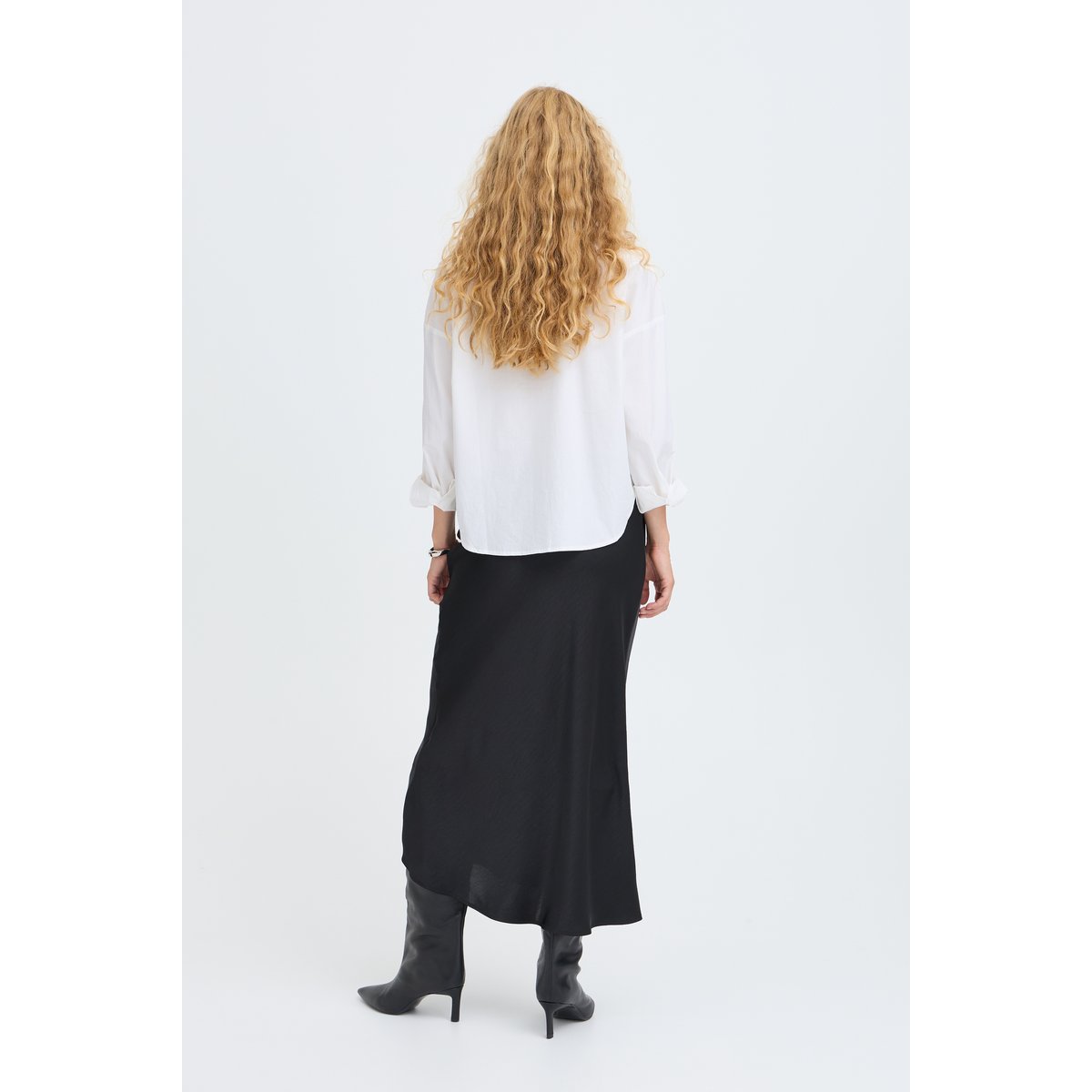 Chemise à manches longues blanc marshmallow, B.YOUNG