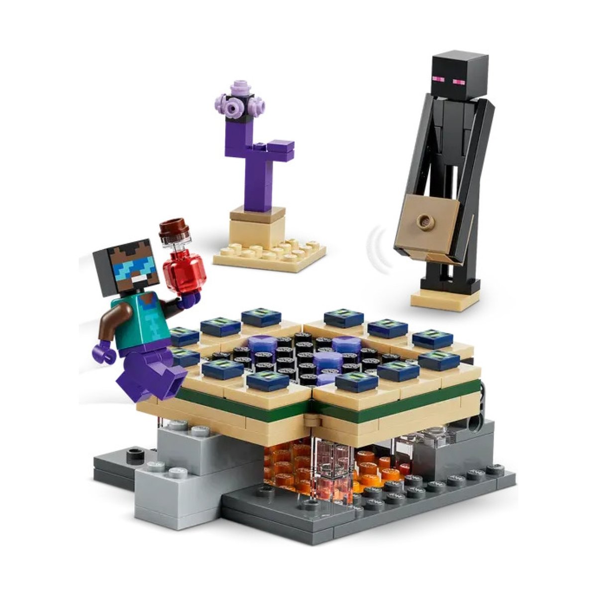 Minecraft Voyage à travers les Portails multicolore, LEGO