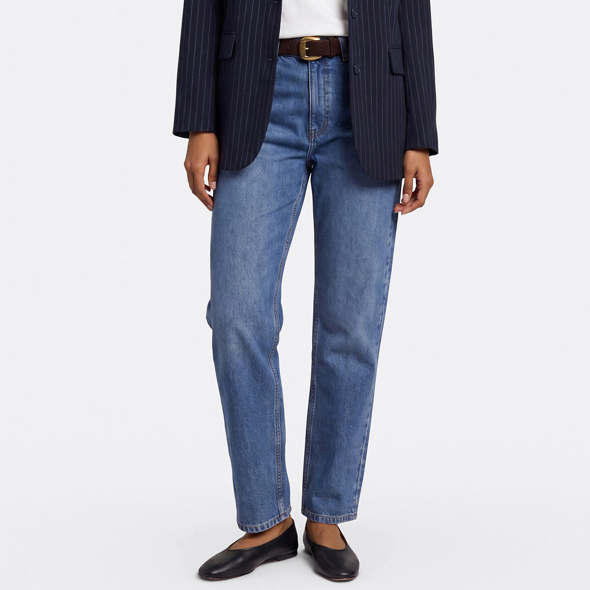 Jean droit taille standard bleu stone, LA REDOUTE COLLECTIONS