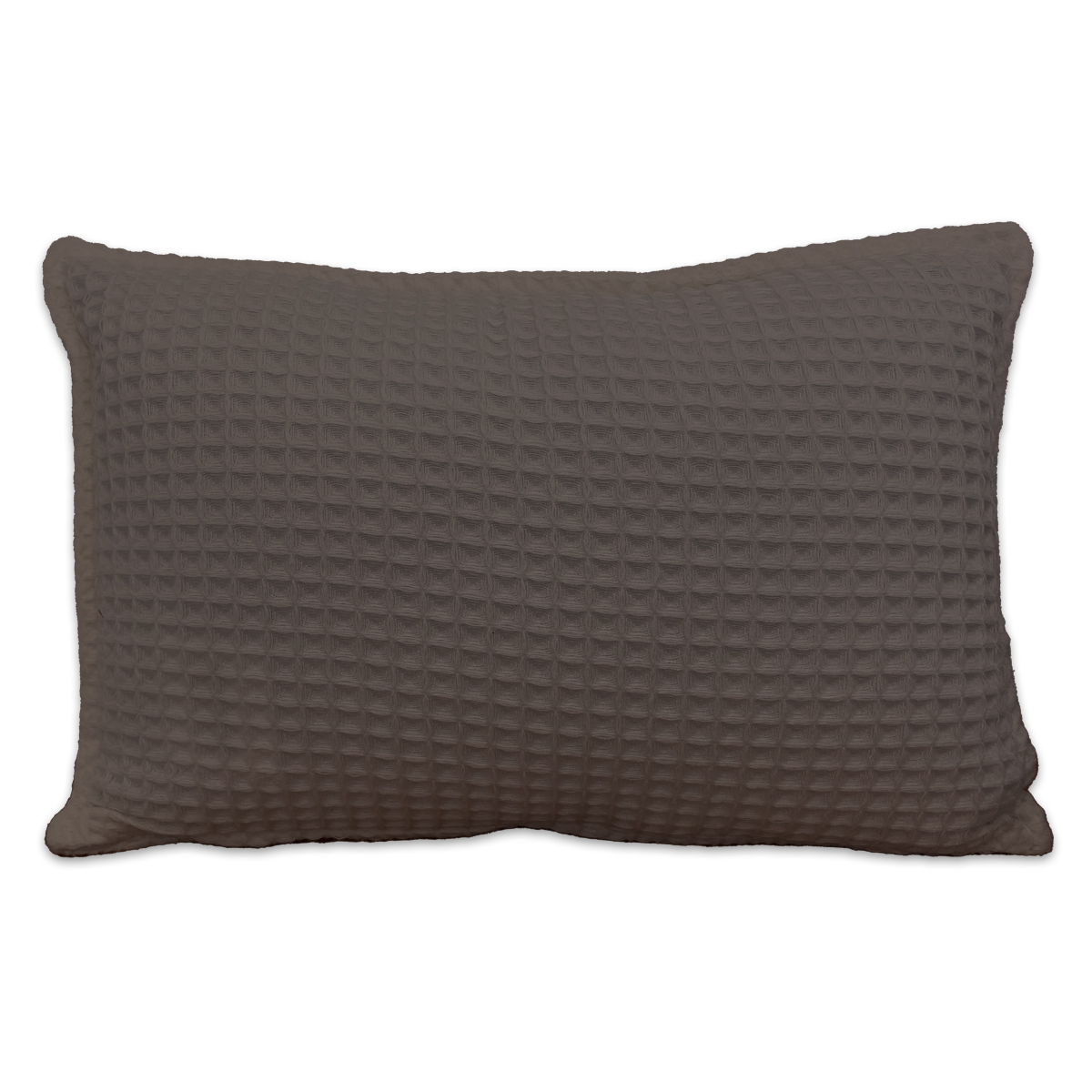 Housse de coussin - Nid Abeille 400g/m² anthracite moka, TRADITION DES VOSGES