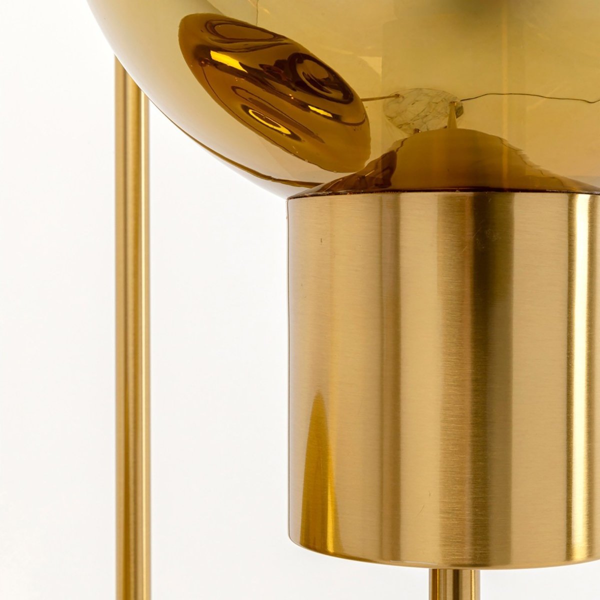 Lampadaire en verre et marbre, SUPERNOVA or, KARE DESIGN
