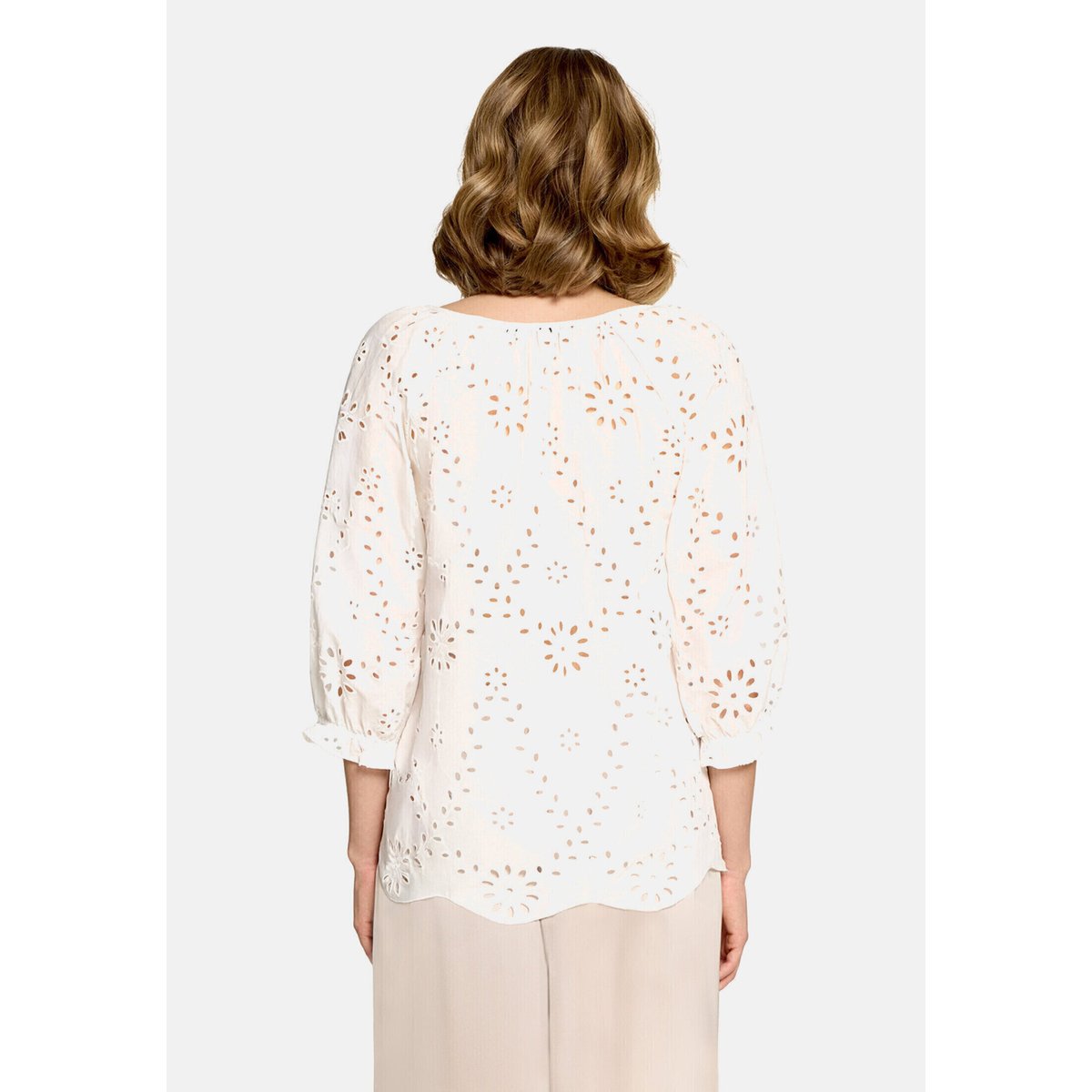 Tunique au look carmen blanc, BETTY BARCLAY