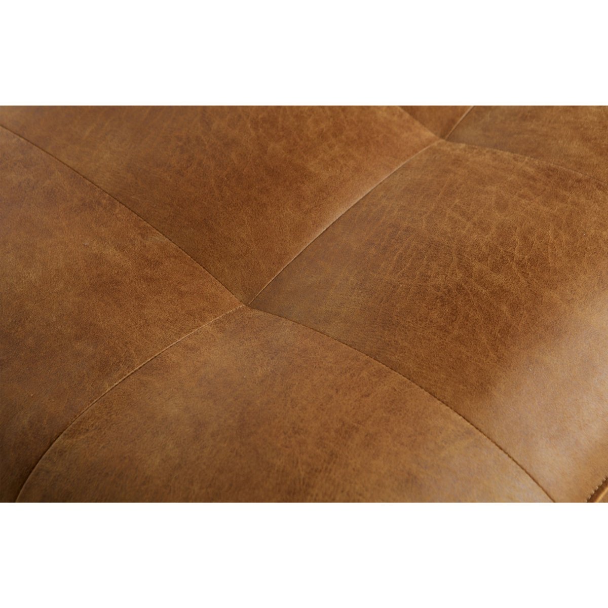 Fauteuil en simili- BRONCO cognac, WOOOD