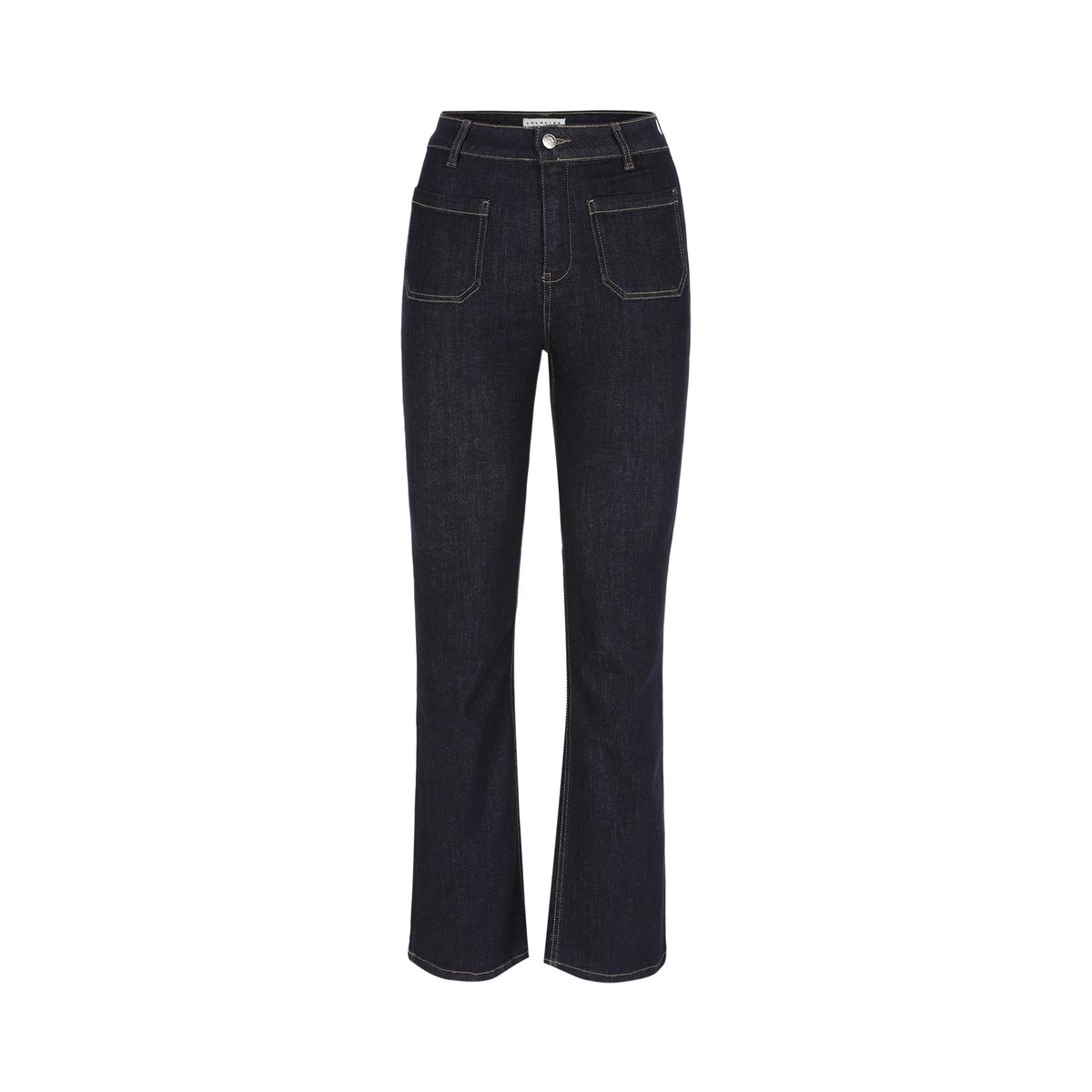 Jean bootcut ajusté dark blue, LOLALIZA