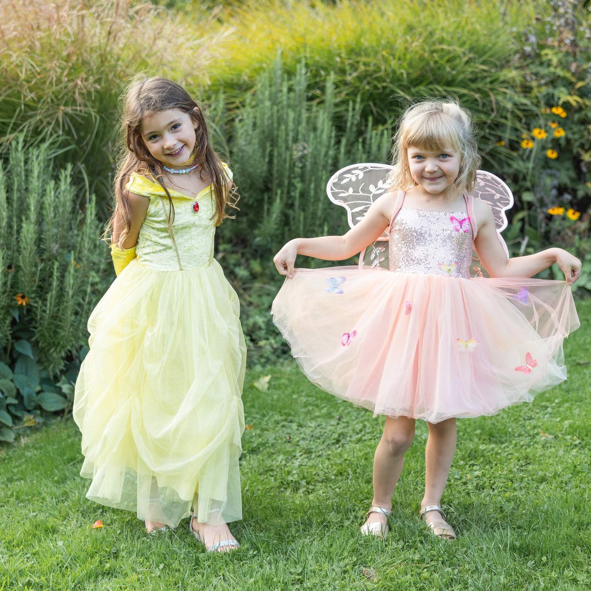 Déguisement enfant – Robe princesse Belle du Château jaune, GREAT PRETENDERS