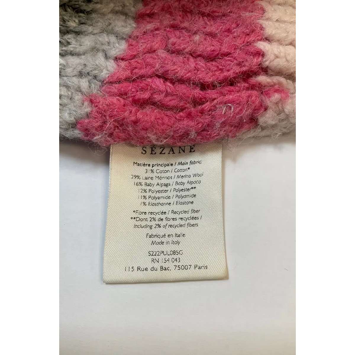 Pull - Très Bon État anthracite, SEZANE