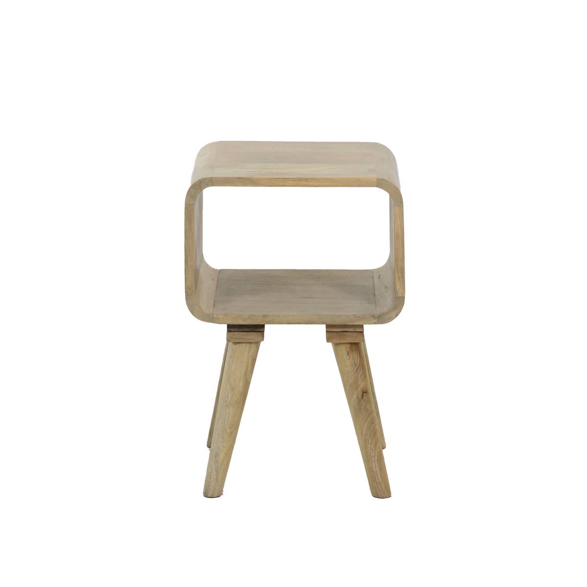 Bout de canapé en bois de manguier MAEVA bois clair, MADE IN MEUBLES 