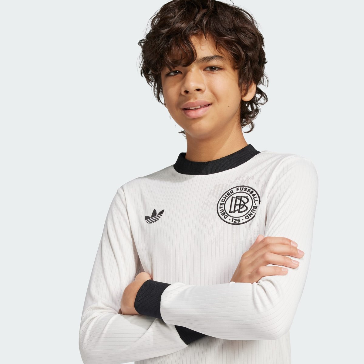 Maillot Germany Anniversary Long Sleeve Maillot Germany Anniversary Long Sleeve cloud white / black, adidas Performance