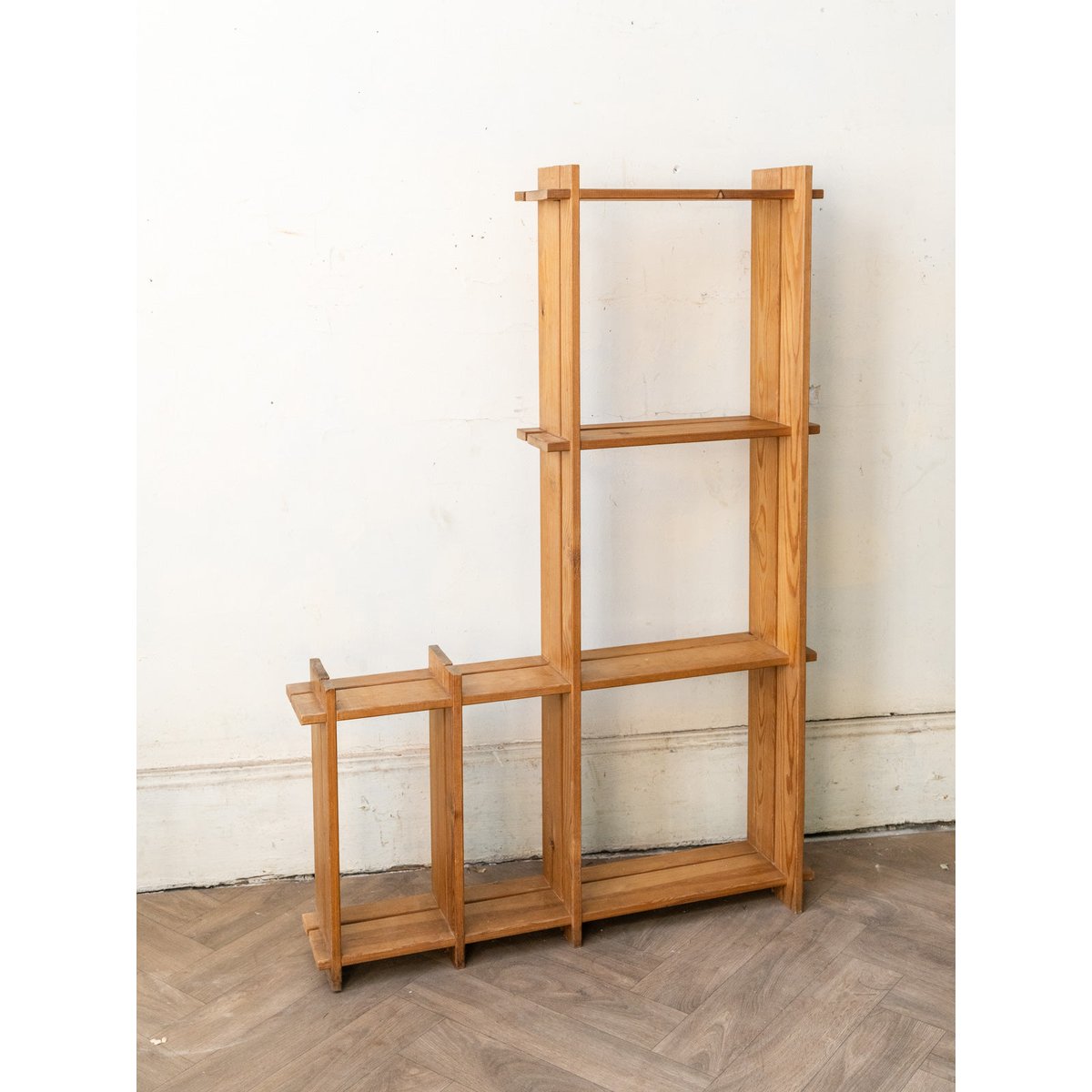 Étagère murale en bois en forme de L Isabelle N°363 - Bon état bois clair, DEBONGOUT