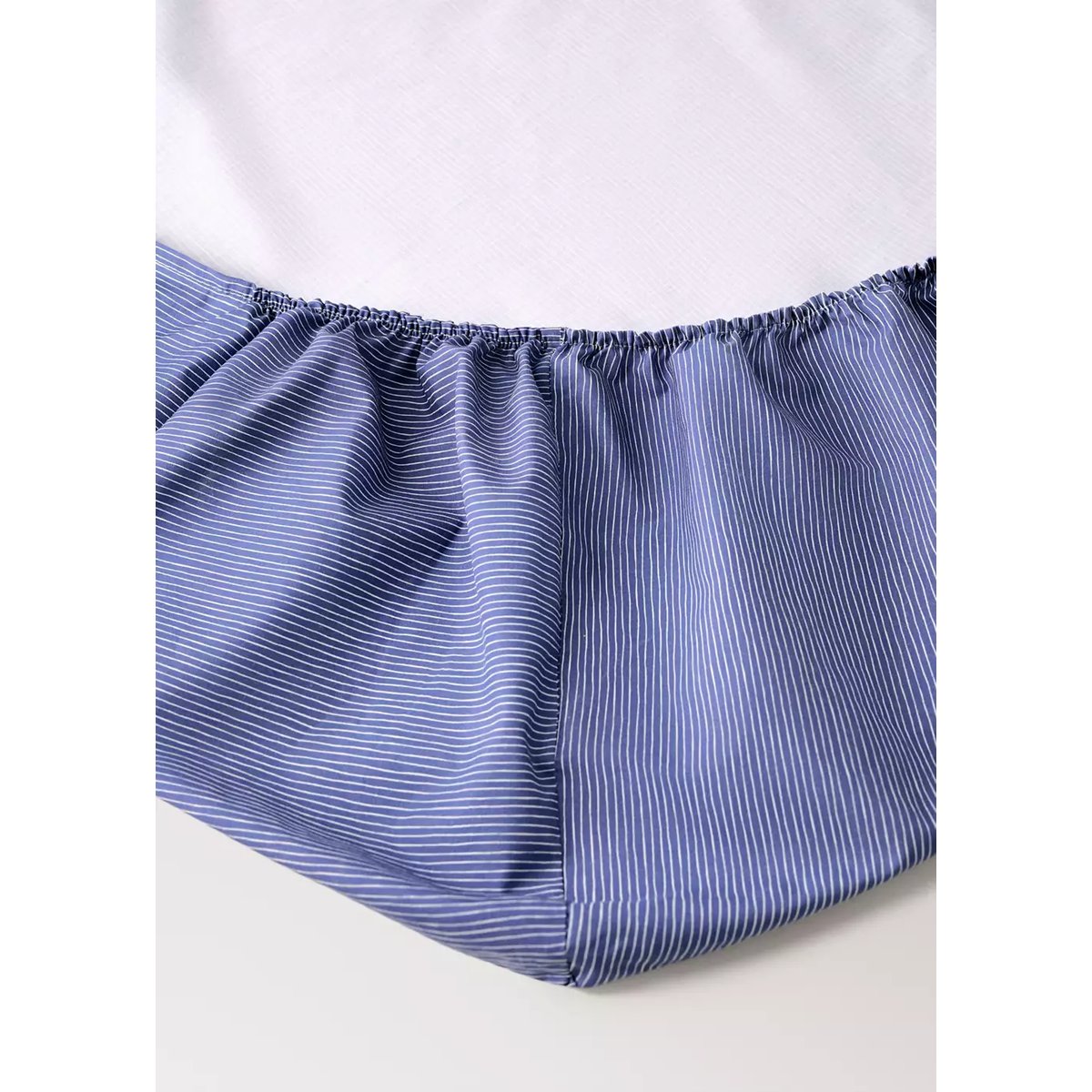 Drap-housse antonio bleu, MANGO HOME