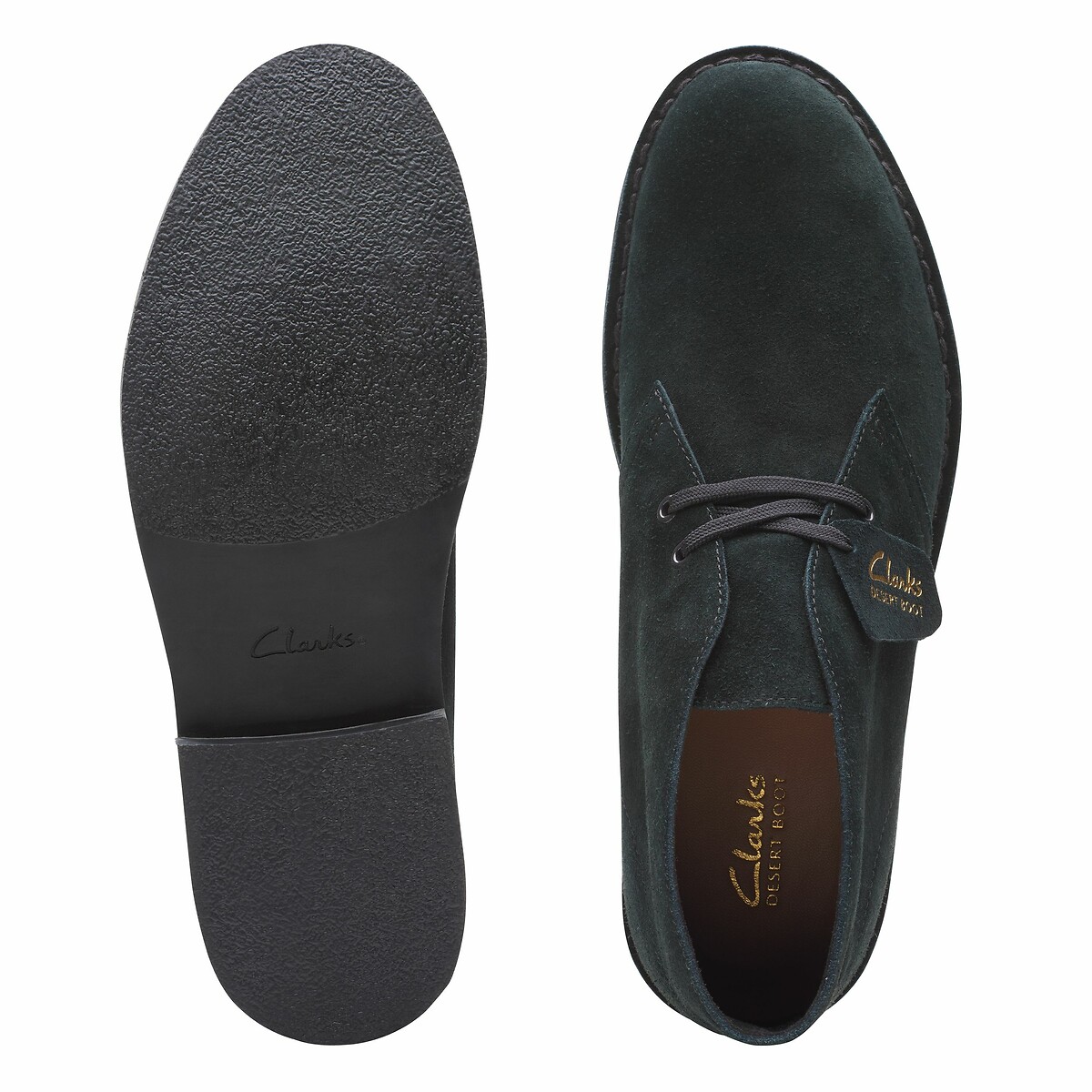 Evo Suede Desert Boots black, CLARKS