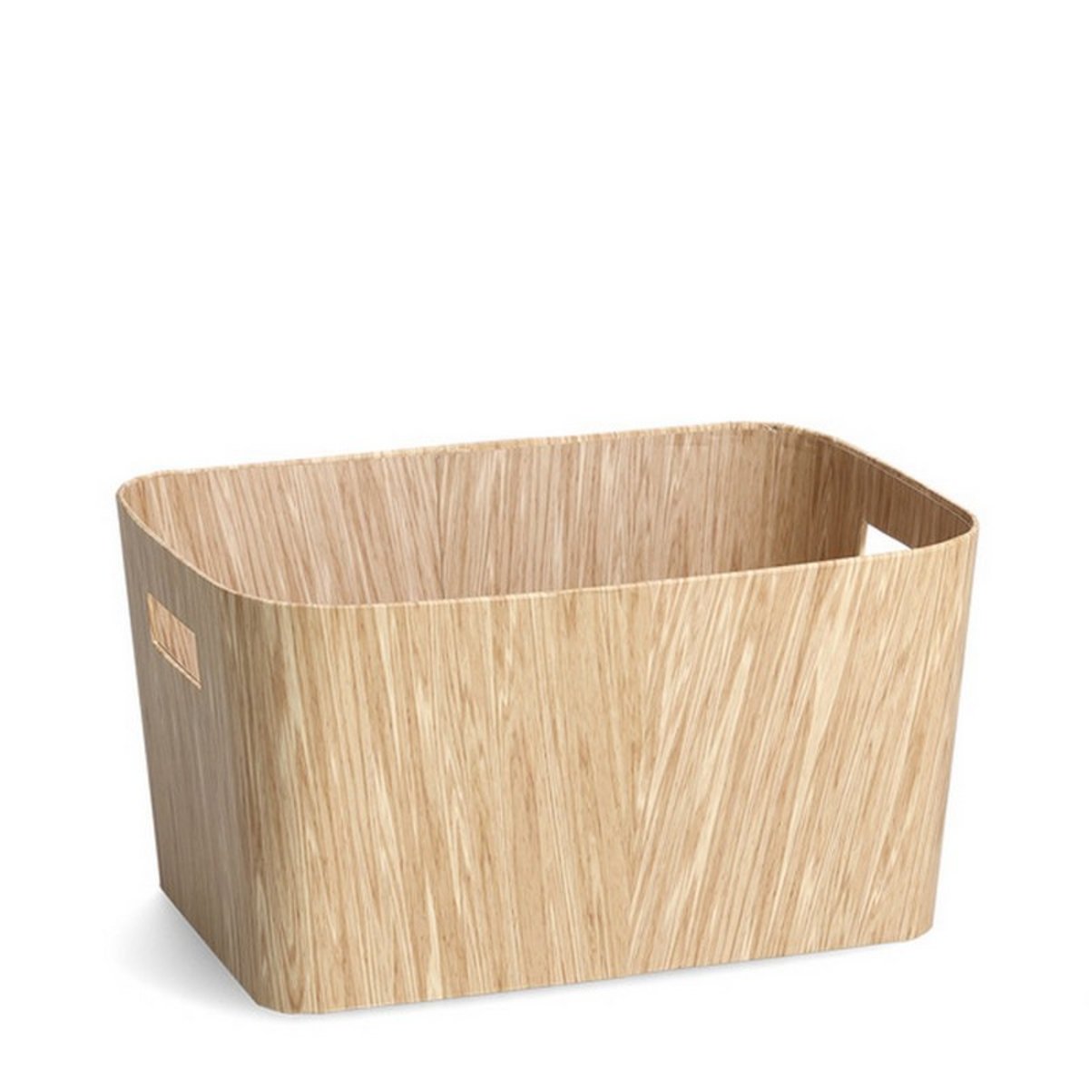 Panier rangement en carton bois clair, ZELLER PRESENT