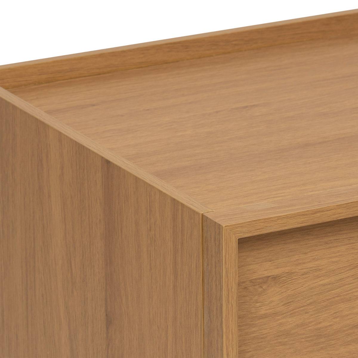 Commode 6 tirois bois foncé FRAMY marron, 5FIVE SIMPLY SMART