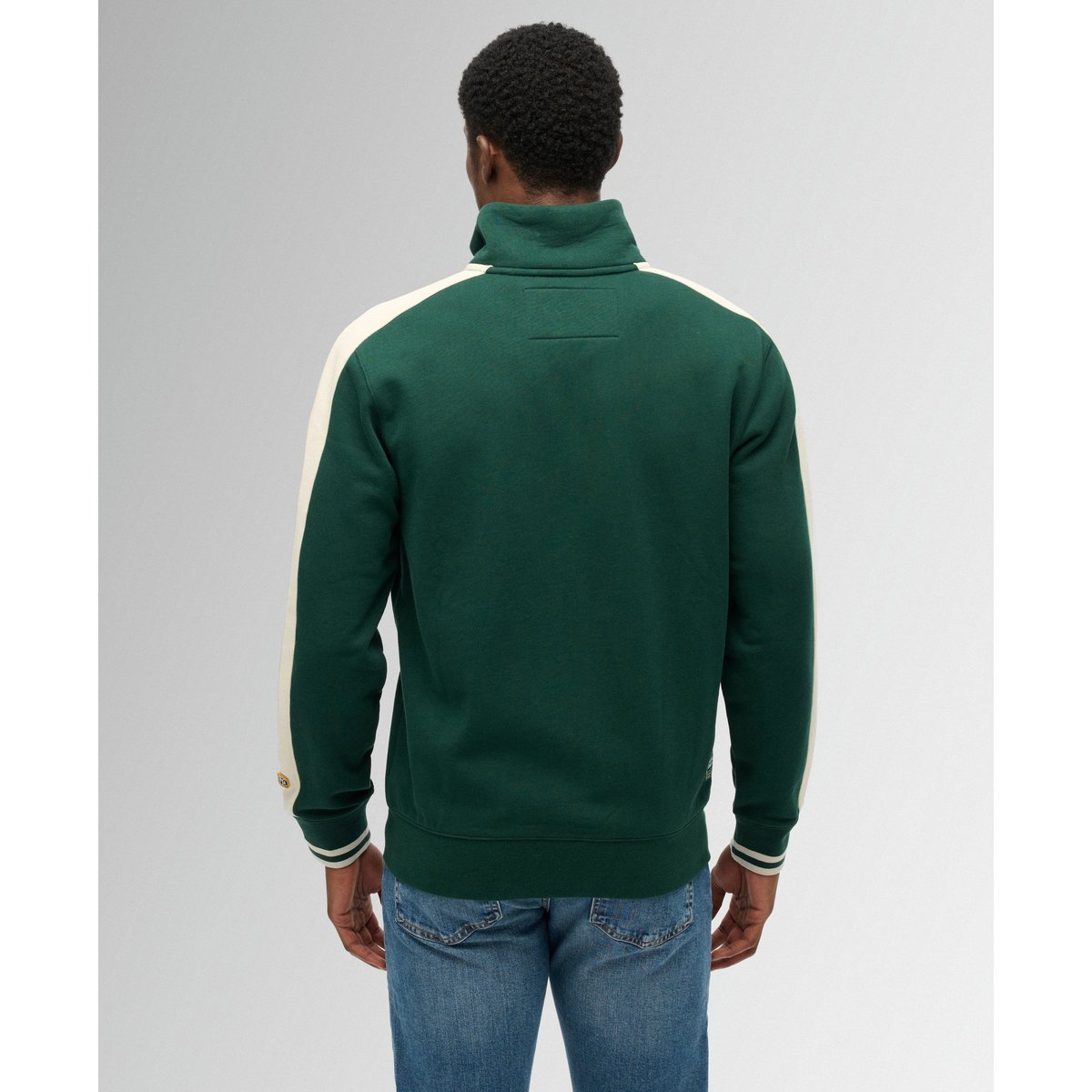 Veste de Survêtement Athletic Club vert émail, SUPERDRY