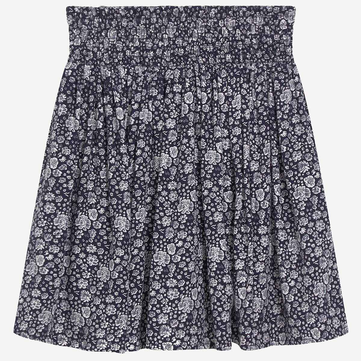 Jupe imprimée floral imprimé fleurs, LA REDOUTE COLLECTIONS