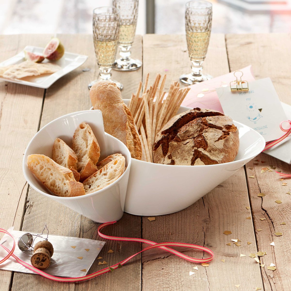 Eye-Catcher Bol Double NEWWAVE blanc, VILLEROY & BOCH