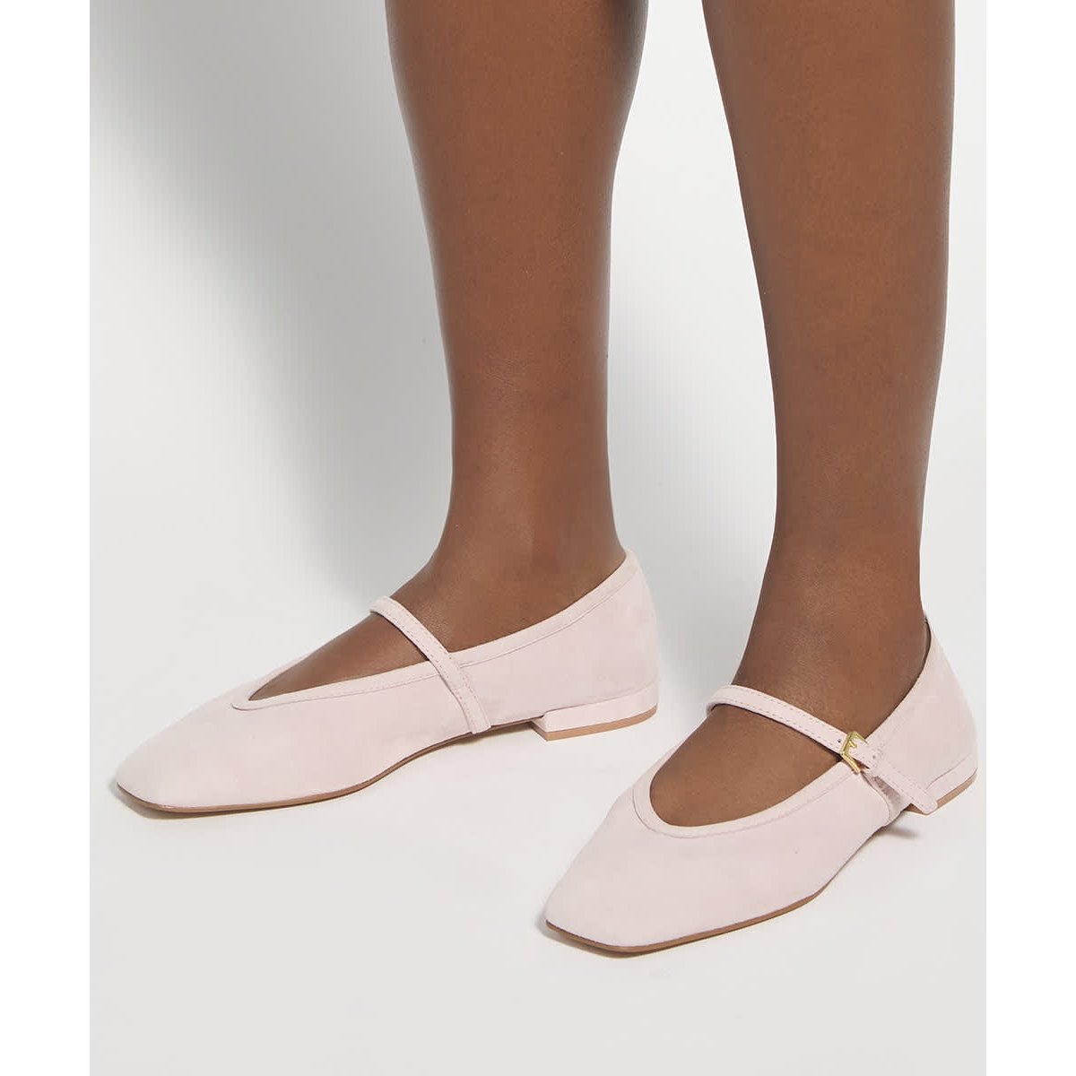Mary-Janes en cuir suédé - HEARTHROB blush-suede, DUNE LONDON