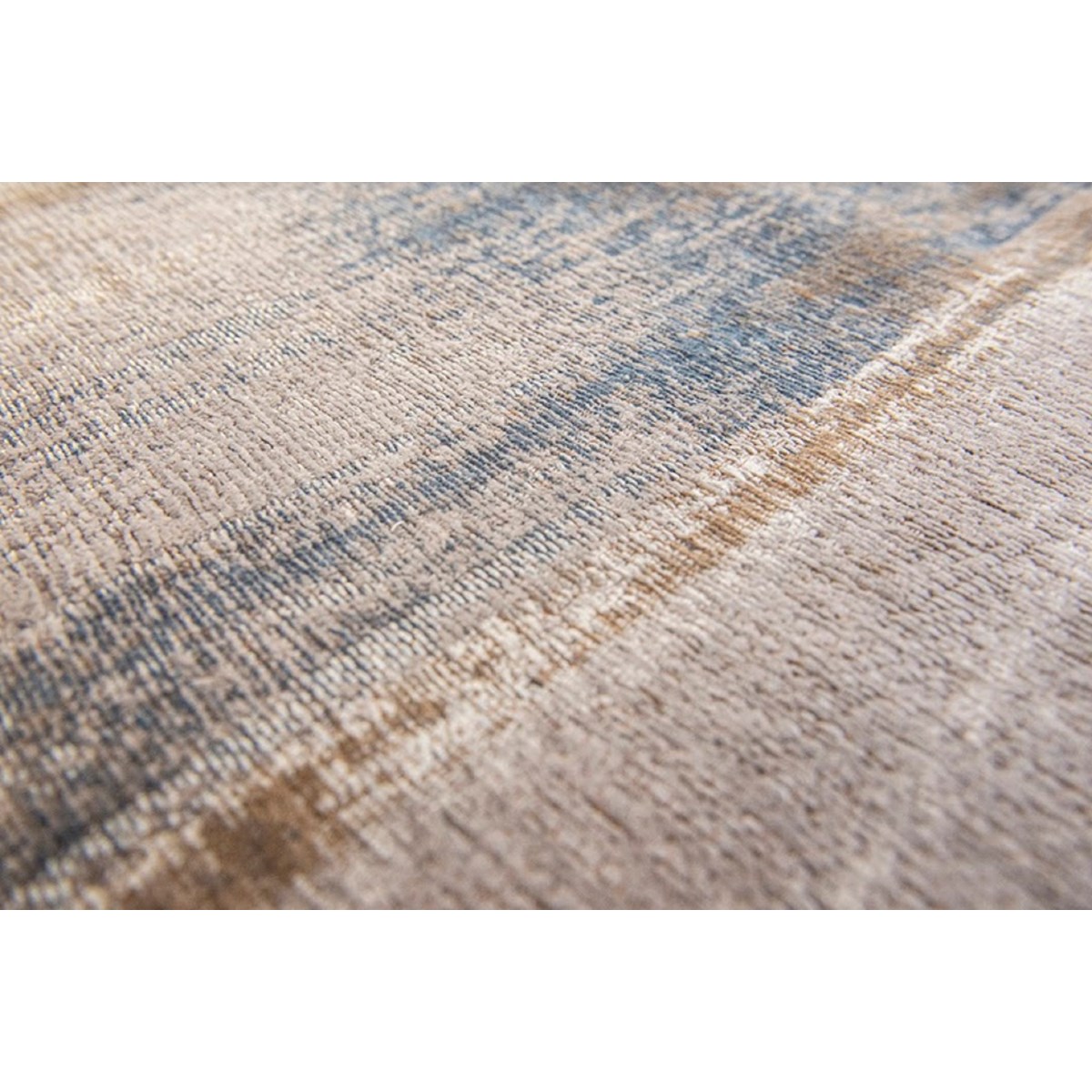 Tapis salon et chambre coton Atlantic Grey Impression gris, NOVATREND