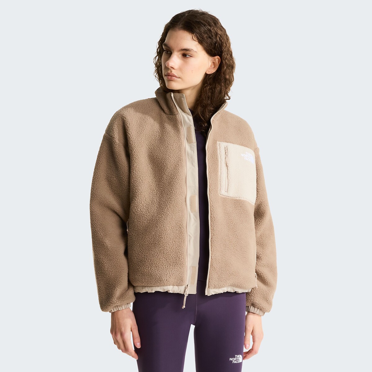 Veste polaire reversible, YUMIORI taupe, THE NORTH FACE