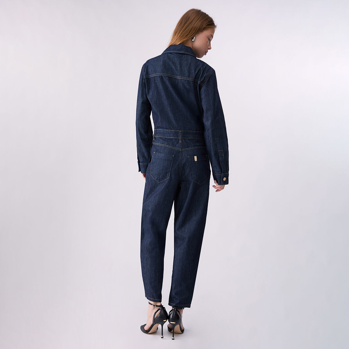 Combinaison longue en denim délavage normal, LIU JO
