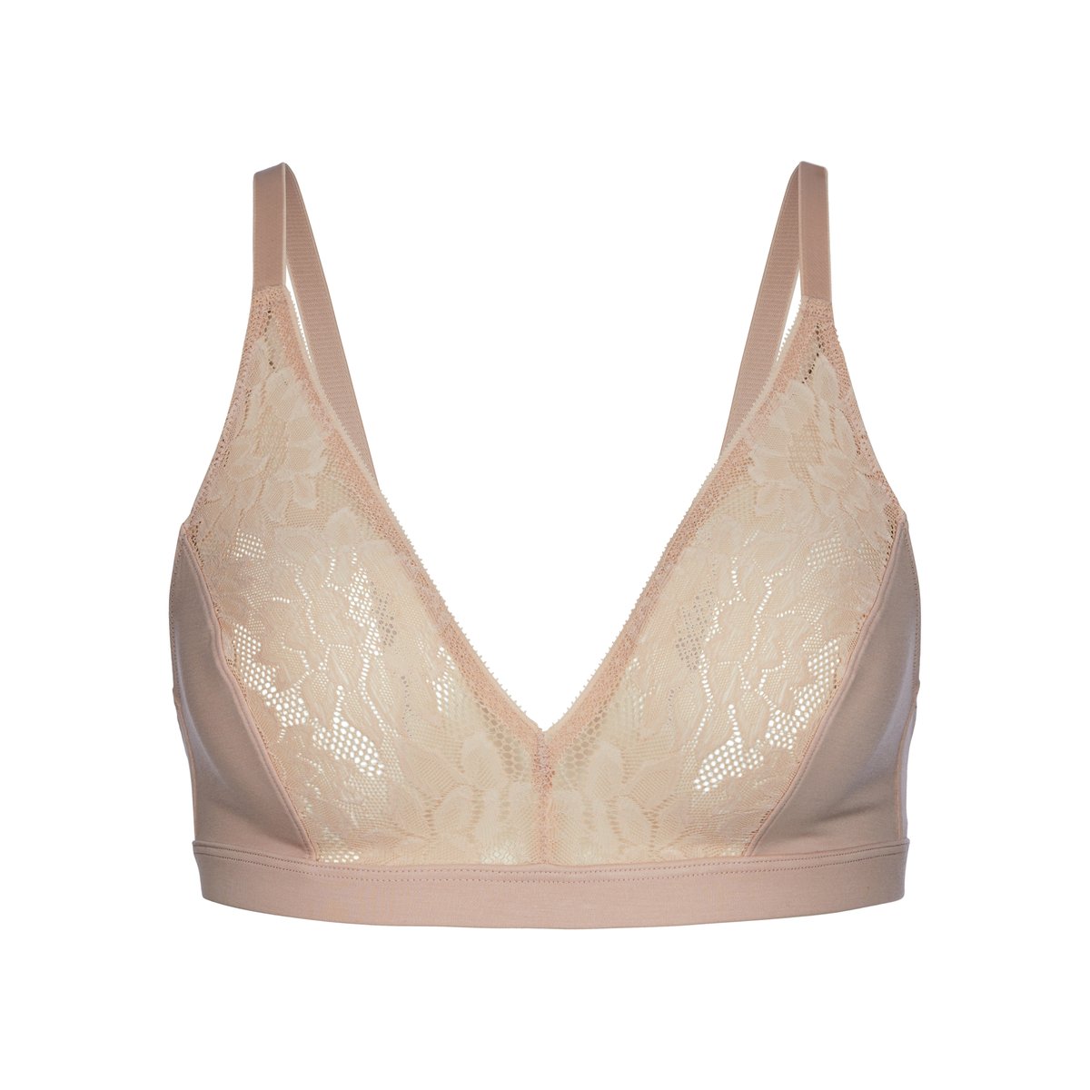 Soutien-gorge soft sans armatures, Cradle to Cradle Certified® Modal NATURAL SKIN LACE rose teint, CALIDA