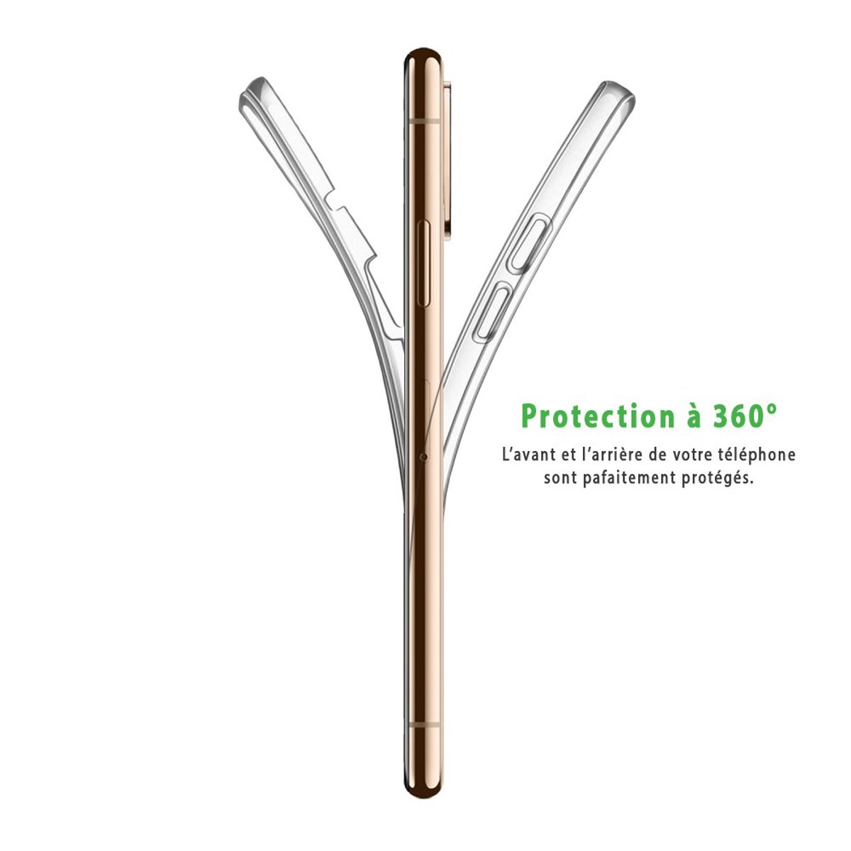 Coque 360 iPhone 11 Pro pissenlit, EVETANE