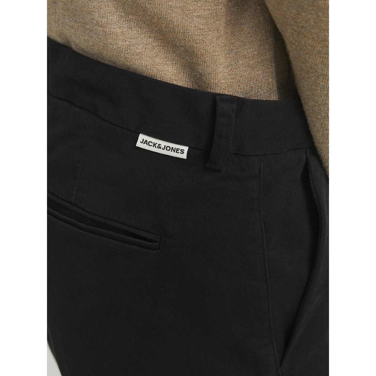 Pantaloni chino stretch nero , JACK & JONES