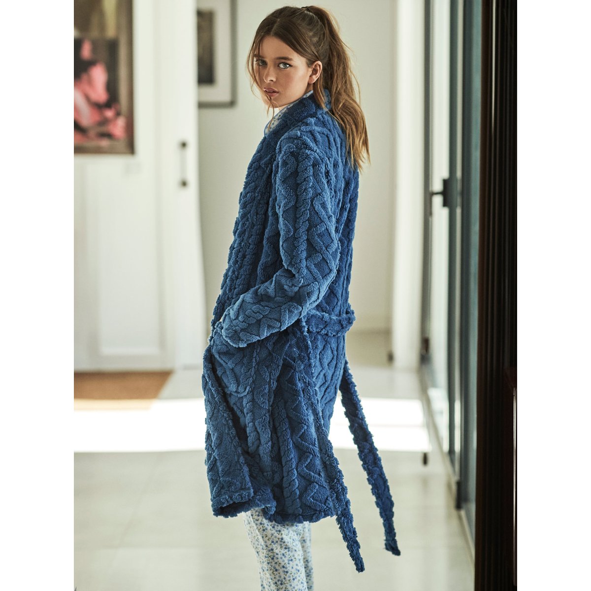 Robe de chambre PC1 STYLE ADD bleu, SELMARK