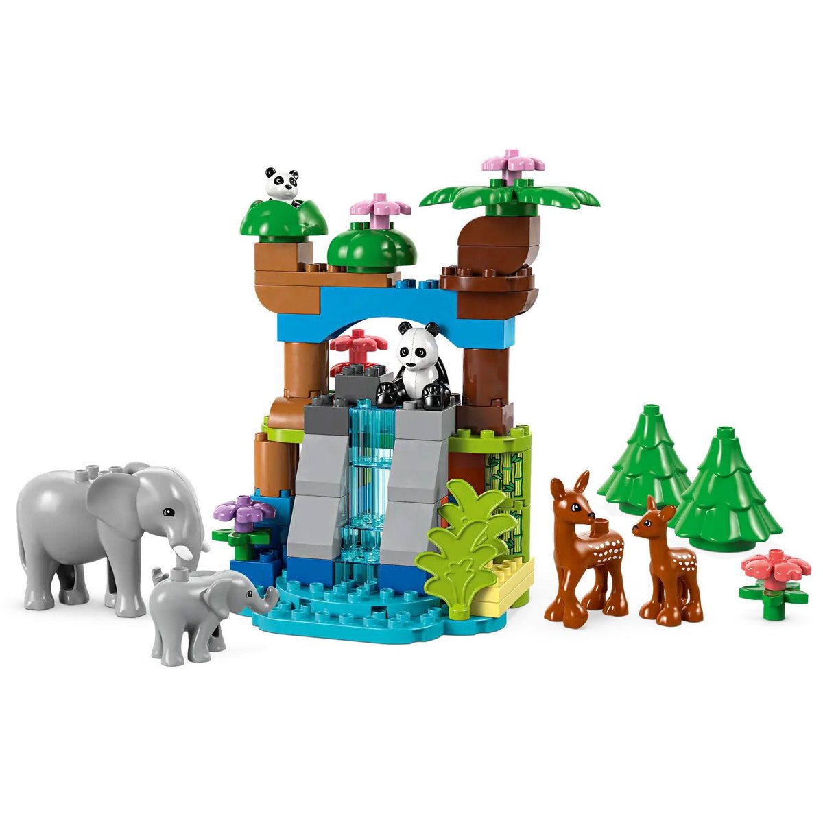 LEGO DUPLO - Set d'Aventure Familles d'Animaux Sauvages 3-en-1 - 10446 couleur unique, LEGO