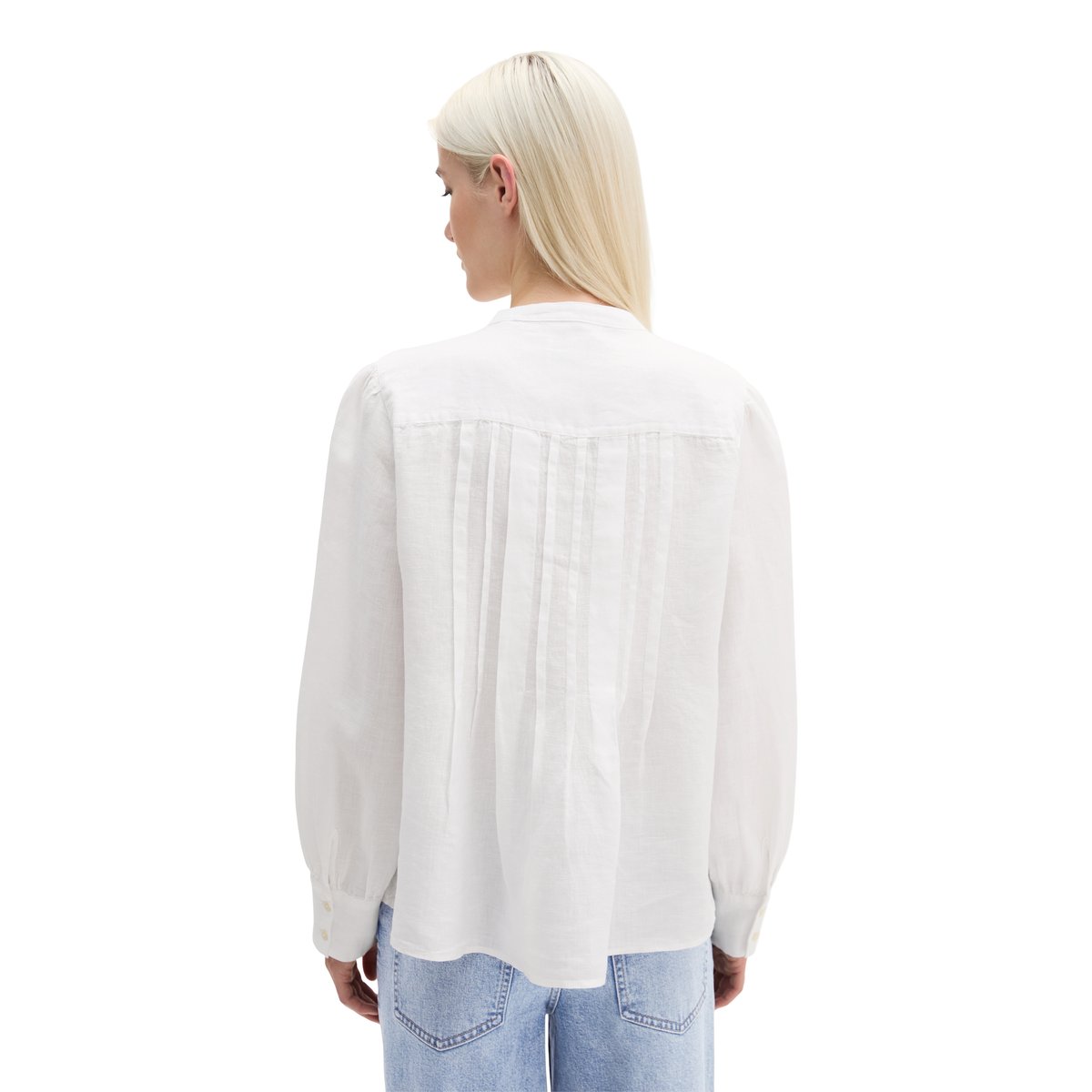 Blouse en lin A-Shape avec fonction de refroidissement naturel blanc, MARC O'POLO