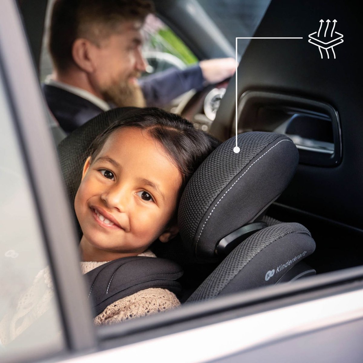 Siège auto I-Guard Pro i-Size noir, KINDERKRAFT