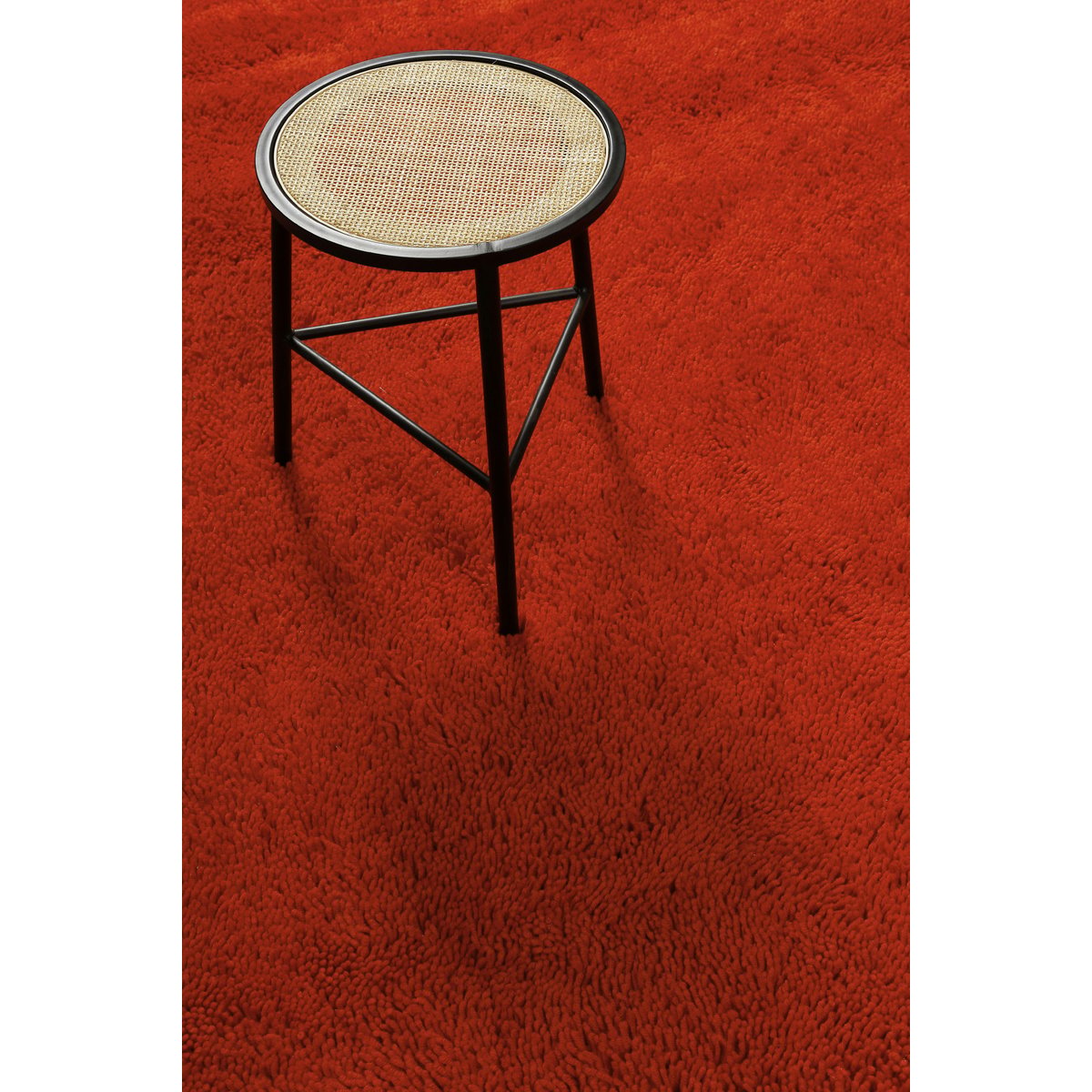 Tapis épais pure laine vierge tufté , ROSSI rouge, HOMIE LIVING
