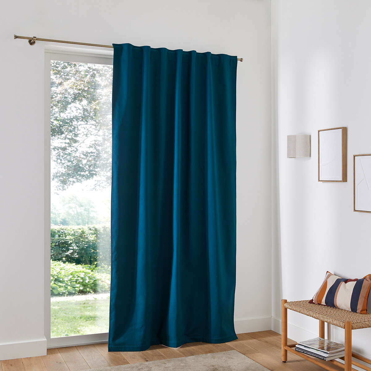 Cortina térmica de tejido polar, Panason azul de prusia, LA REDOUTE INTERIEURS