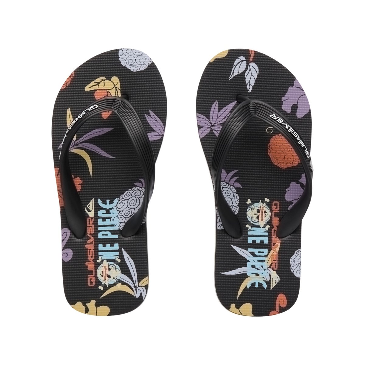 Tongs ONE PIECE MOLOKAI ART noir black, QUIKSILVER