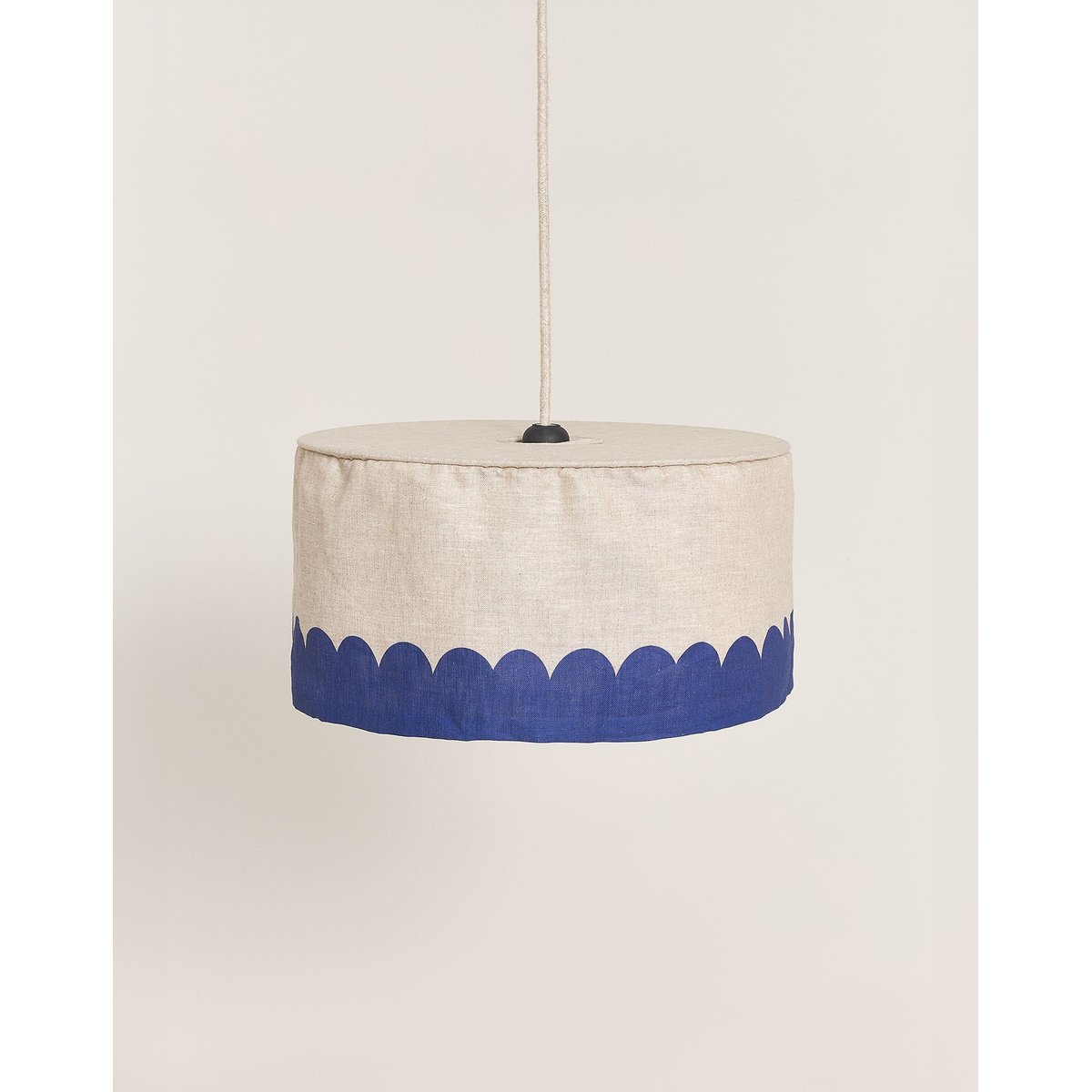 Abat-jour en lin pour suspension VIBES blue, NOBODINOZ