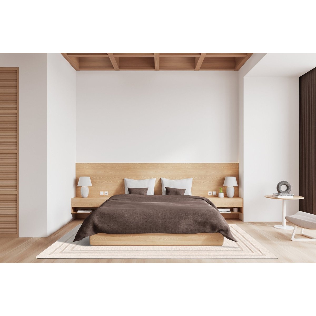 Tapis design avec effet relief ESMEE beige sable, AFK LIVING