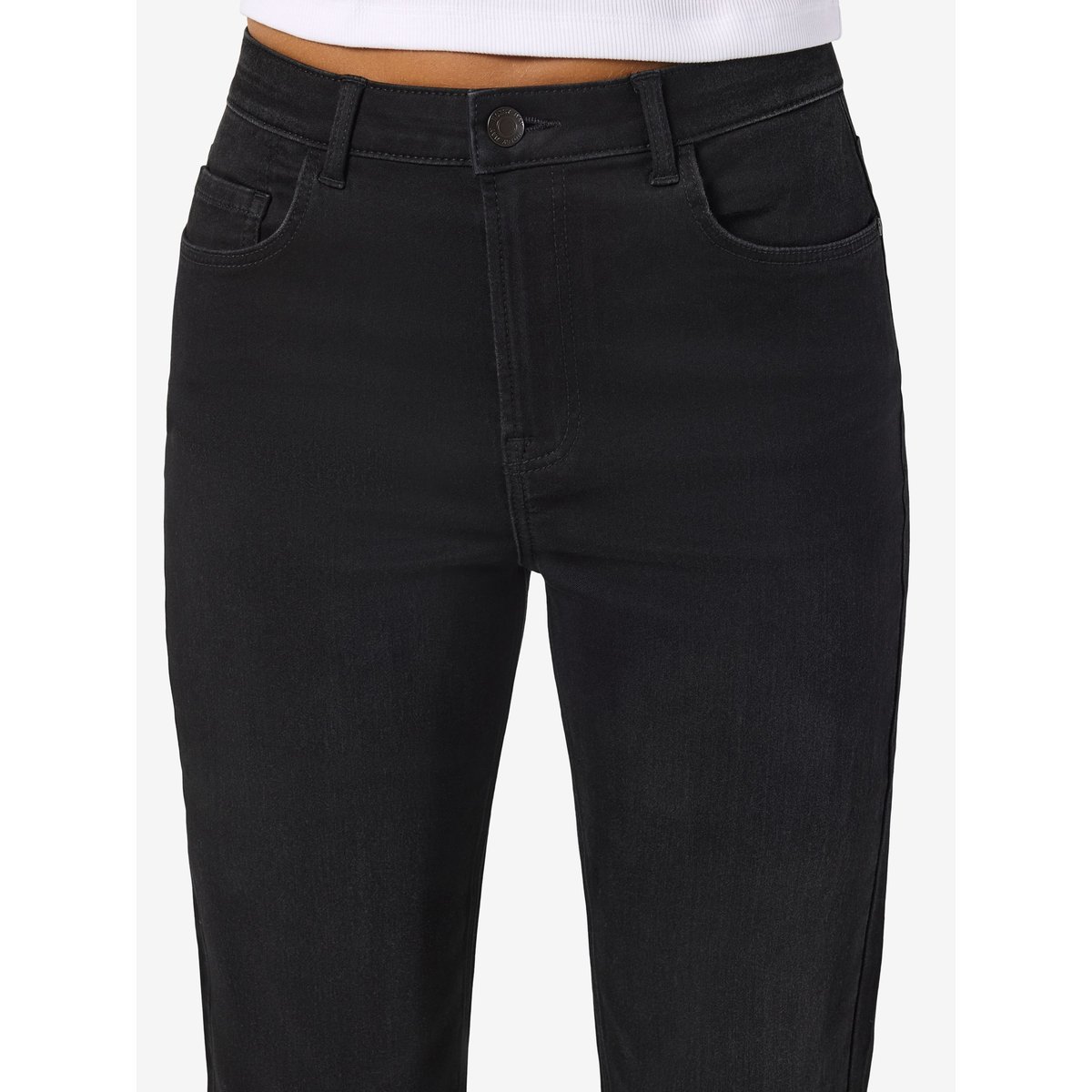 Jean Évasé black denim, NOISY MAY