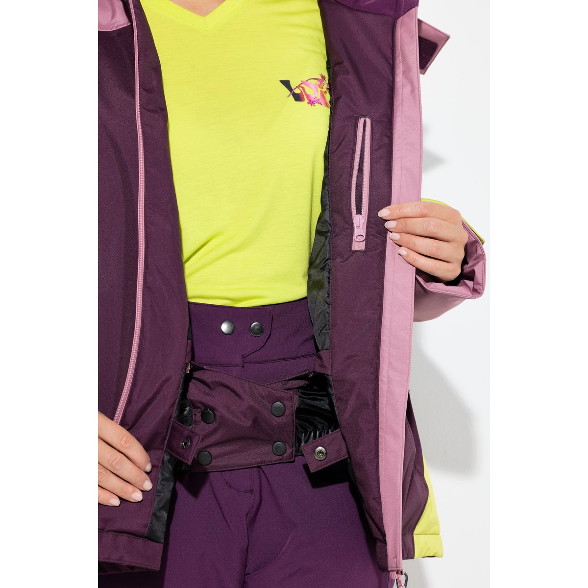 Veste technique HYPRAR rouge raisin, ULLA POPKEN