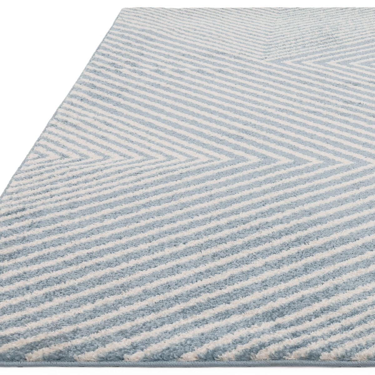 Criss-Cross Patterned Rug blue, SO'HOME