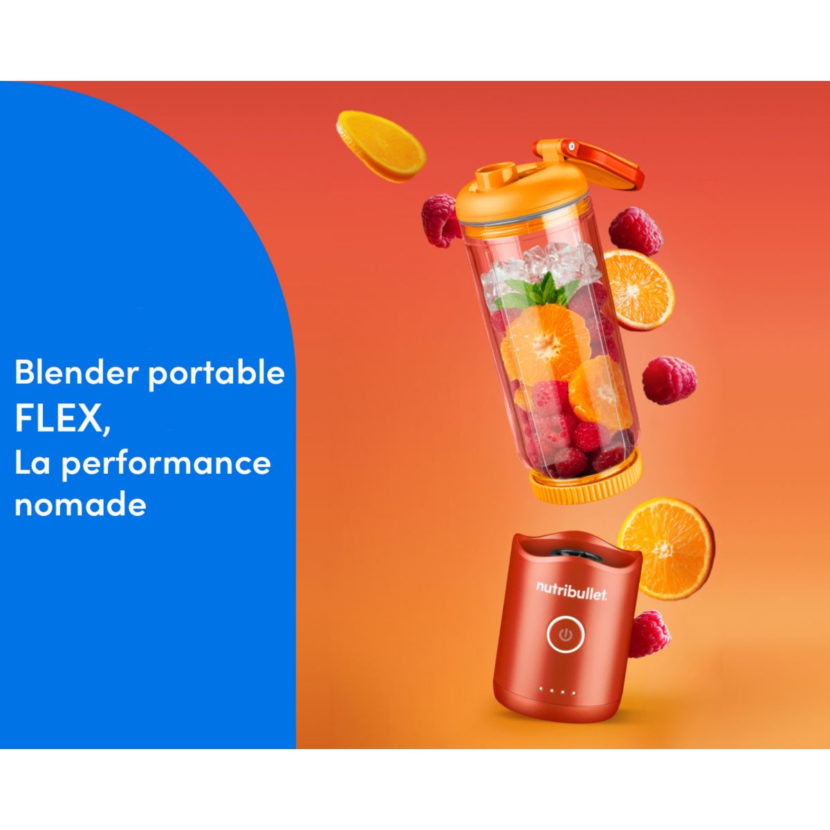 Blender FLEX - Orange NBP013OR couleur unique, NUTRIBULLET